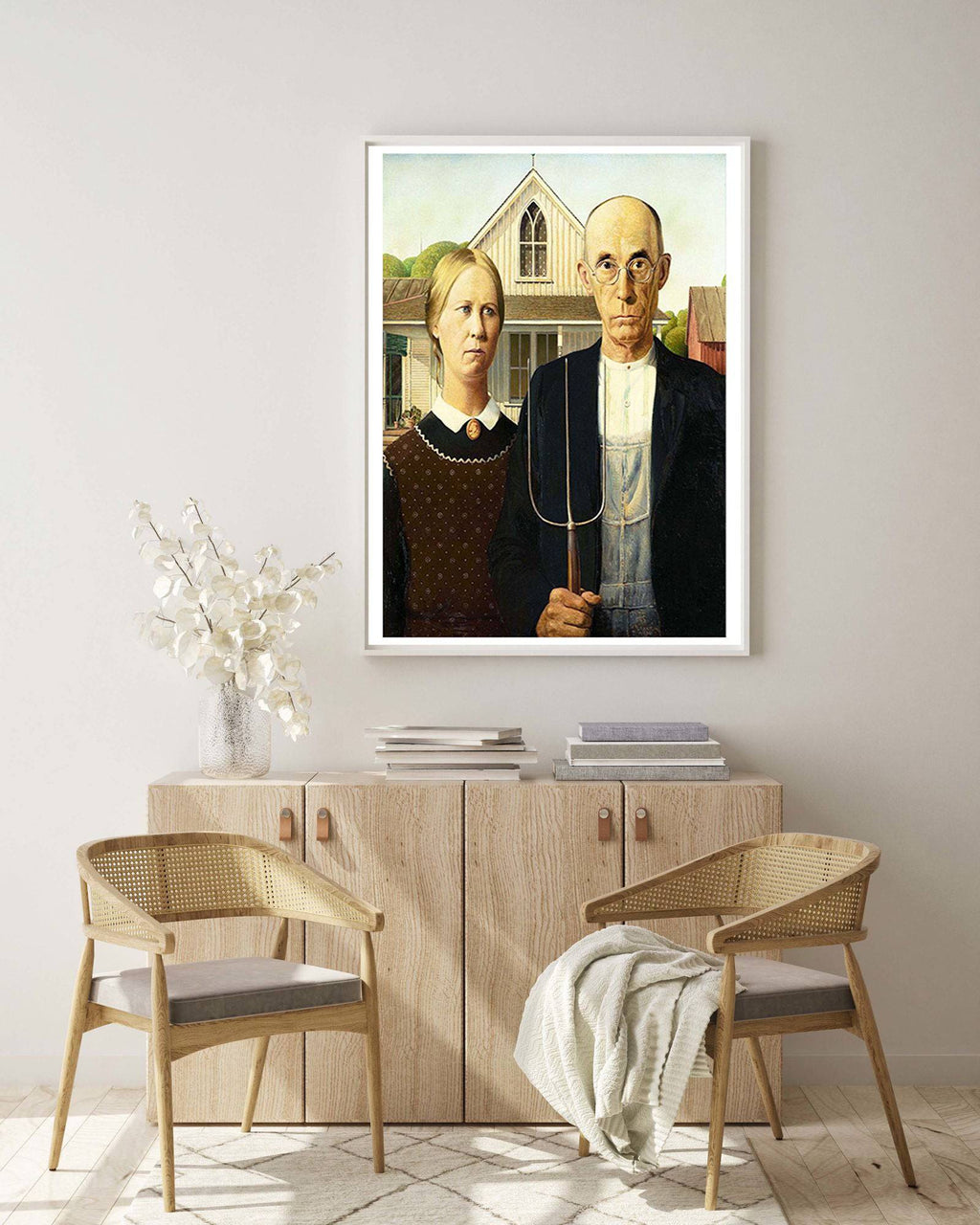 "Grant Wood - American Gothic"