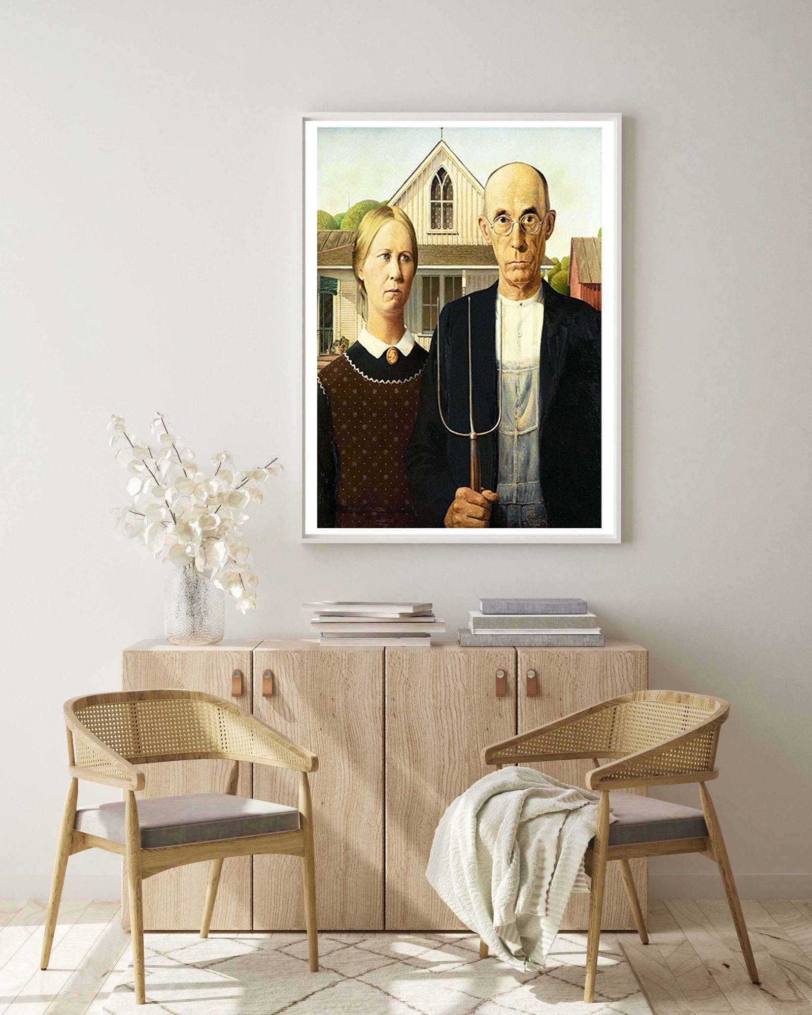 "Grant Wood - American Gothic"