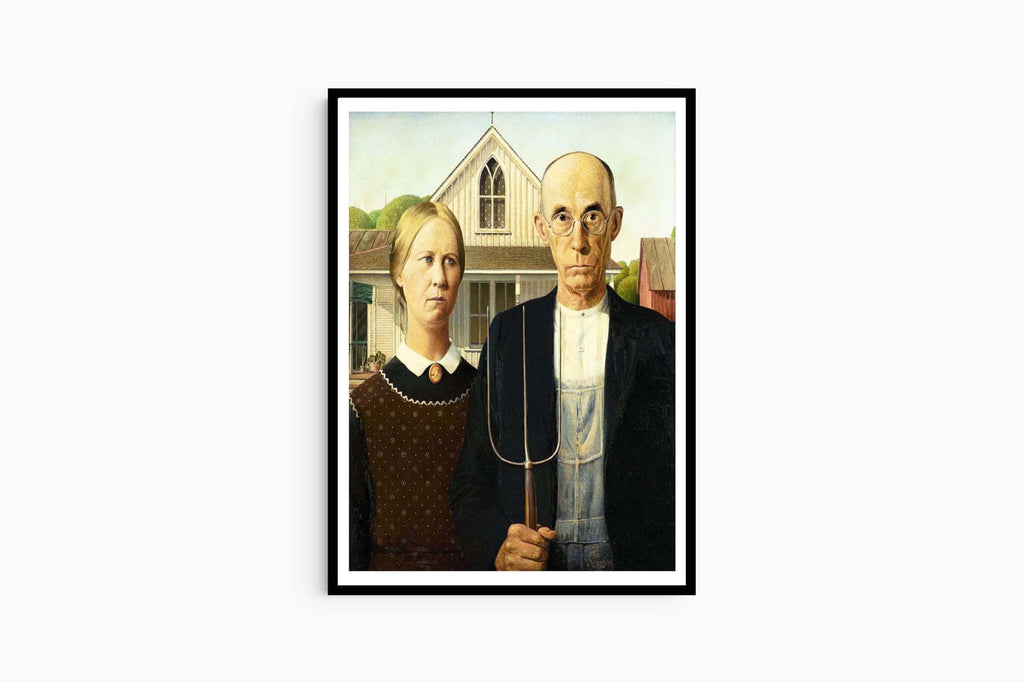 "Grant Wood - American Gothic"