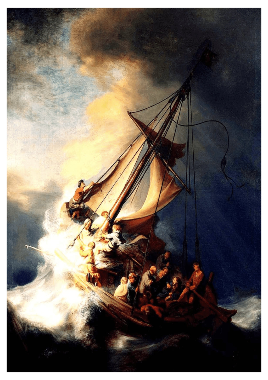 "Rembrandt - The Storm on the Sea of Galilee - Hakyarts"