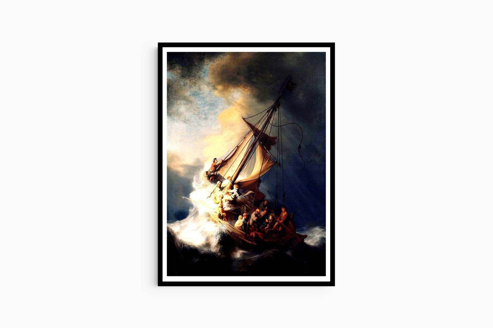 "Rembrandt - The Storm on the Sea of Galilee - Hakyarts"