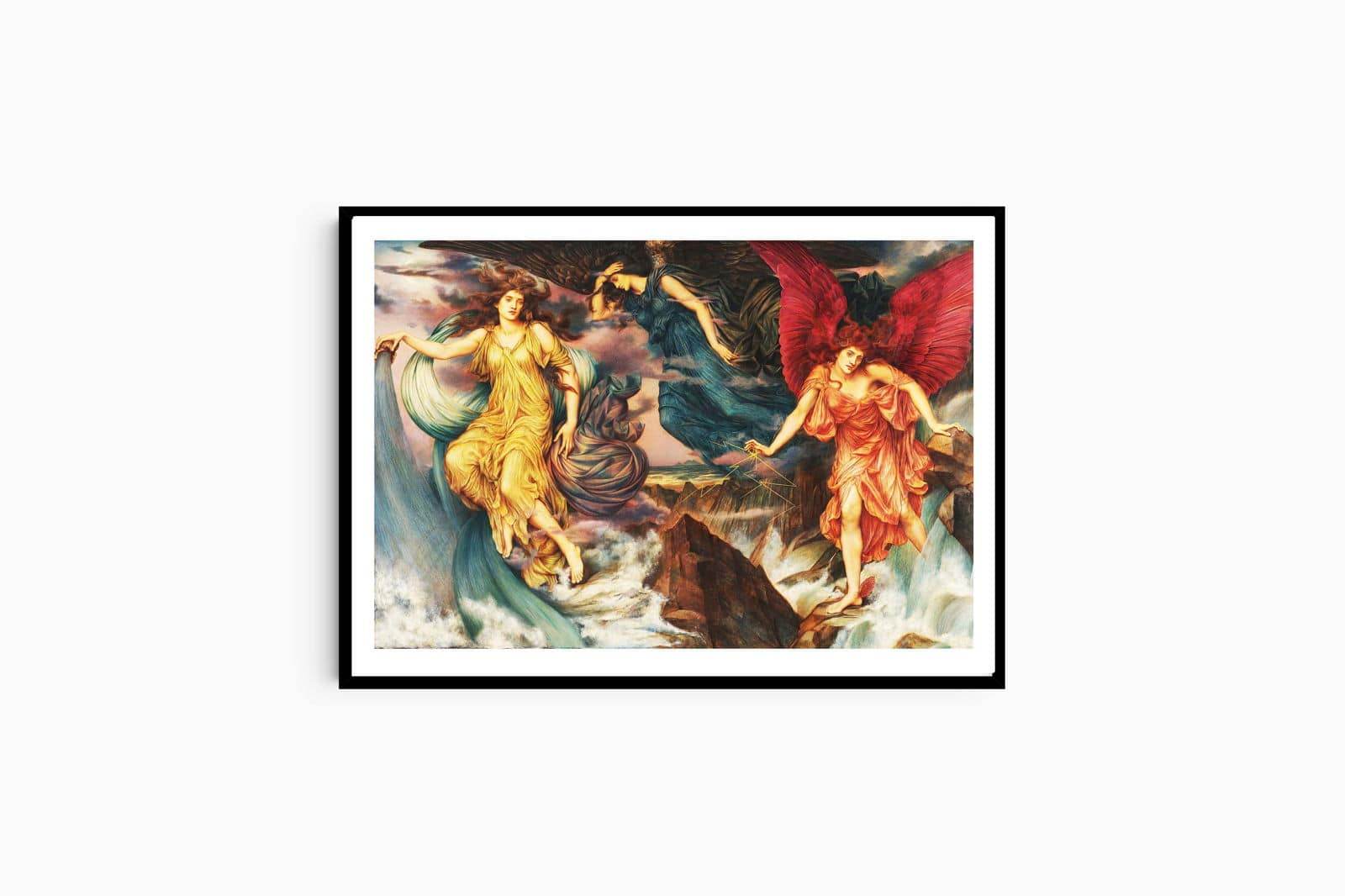 "Evelyn De Morgan - The Storm Spirits - Hakyarts"