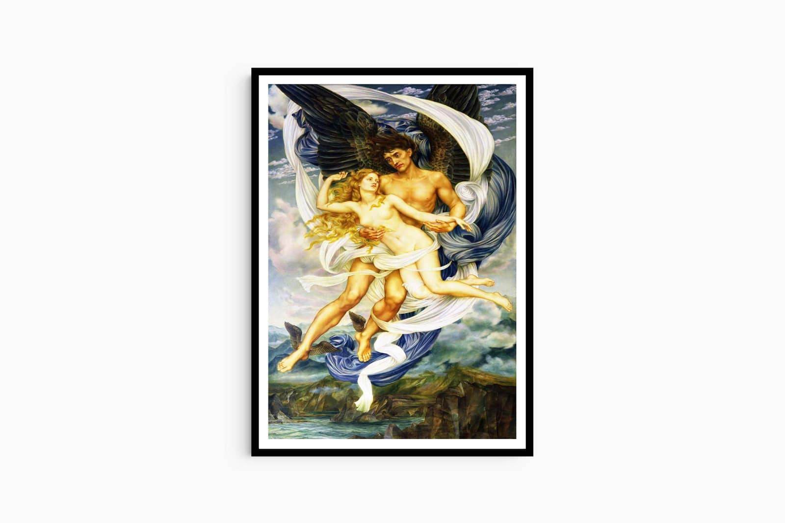 "Evelyn De Morgan - Boreas and Oreithyia - Hakyarts"