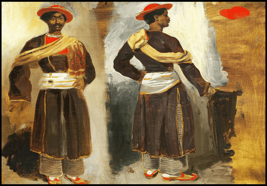 "Eugène Delacroix - The Turkish Rider"