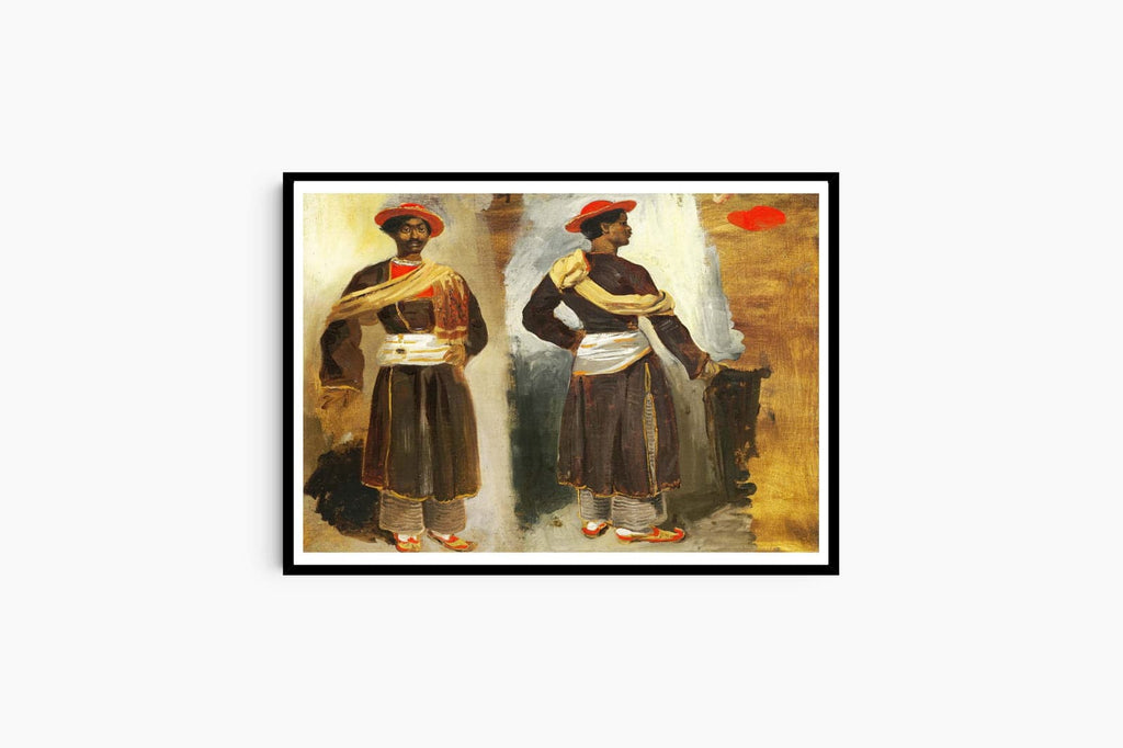 "Eugène Delacroix - The Turkish Rider"