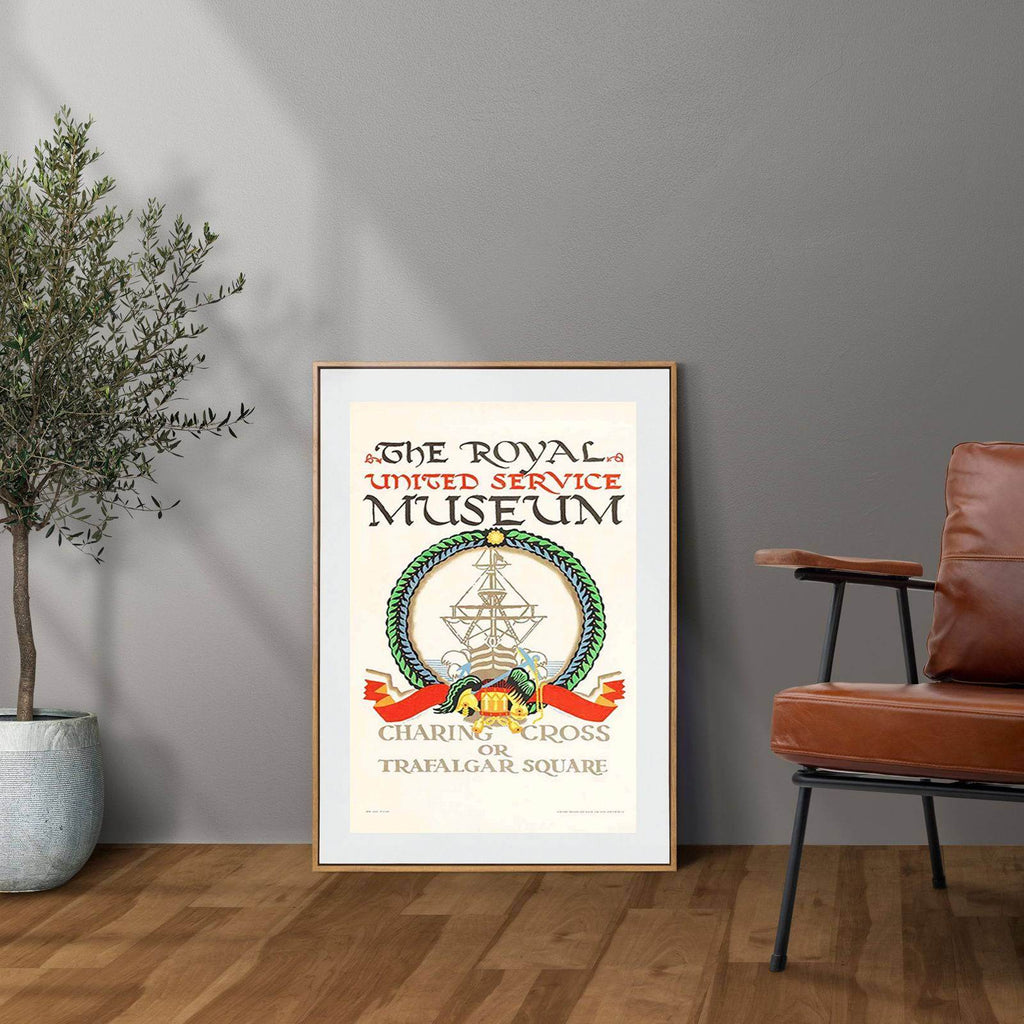 "Edward McKnight Kauffer - The Royal United Service Museum Poster - Hakyarts"
