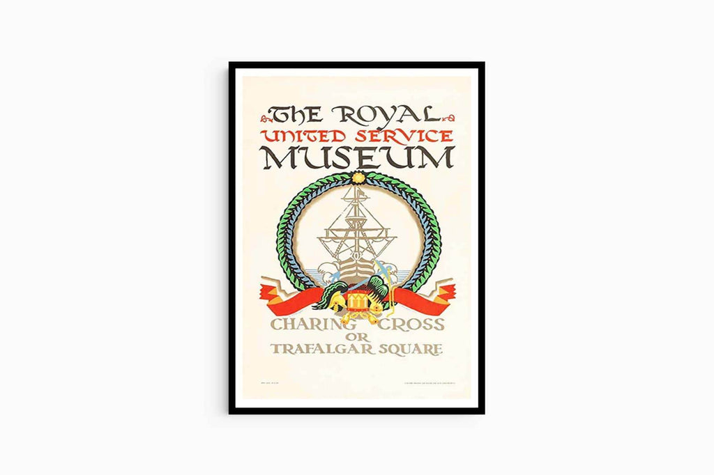"Edward McKnight Kauffer - The Royal United Service Museum Poster - Hakyarts"