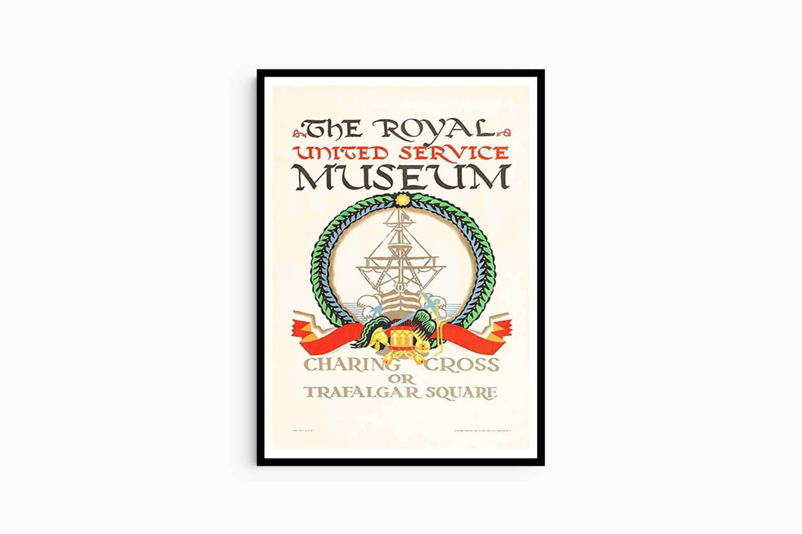 "Edward McKnight Kauffer - The Royal United Service Museum Poster - Hakyarts"