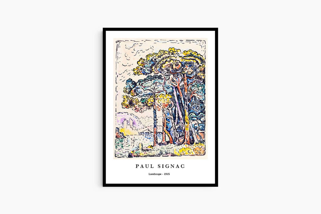 "Paul Signac - Landscape Poster"