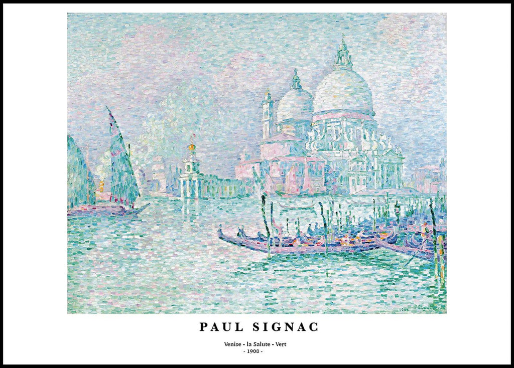 "Paul Signac - Venise. la Salute. Vert Poster"