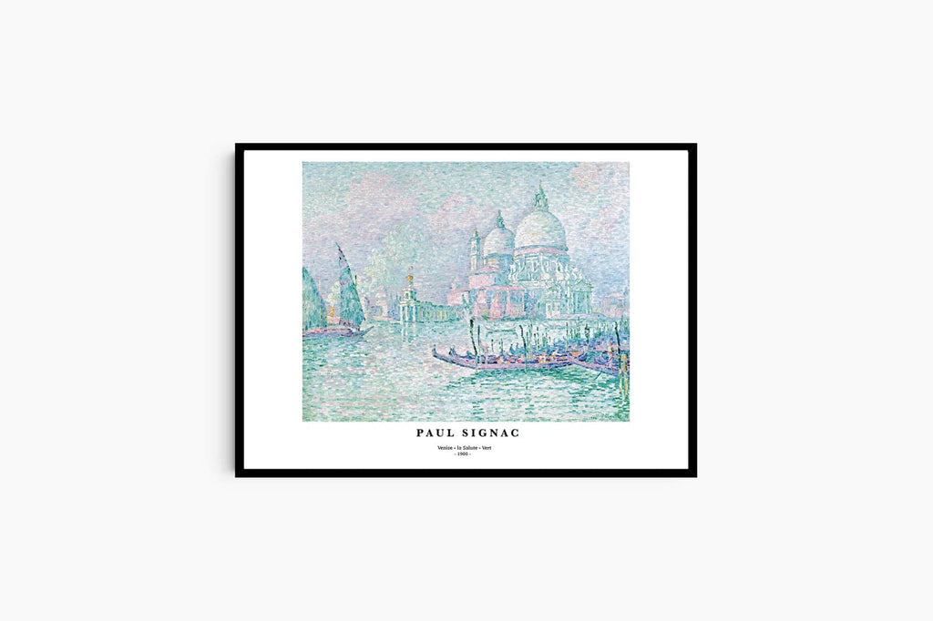 "Paul Signac - Venise. la Salute. Vert Poster"