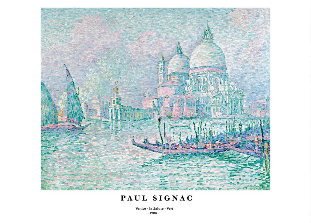 "Paul Signac - Venise. la Salute. Vert Poster"