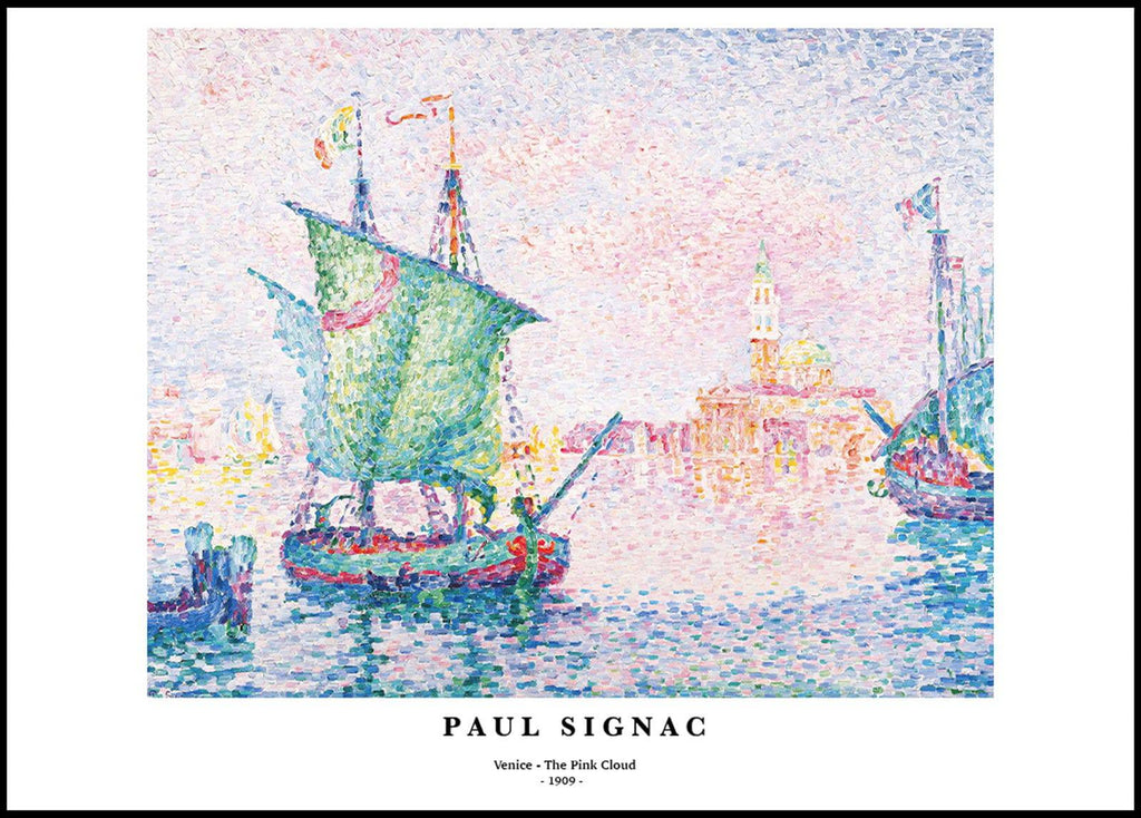 "Paul Signac - Venice - The Pink Cloud Poster"