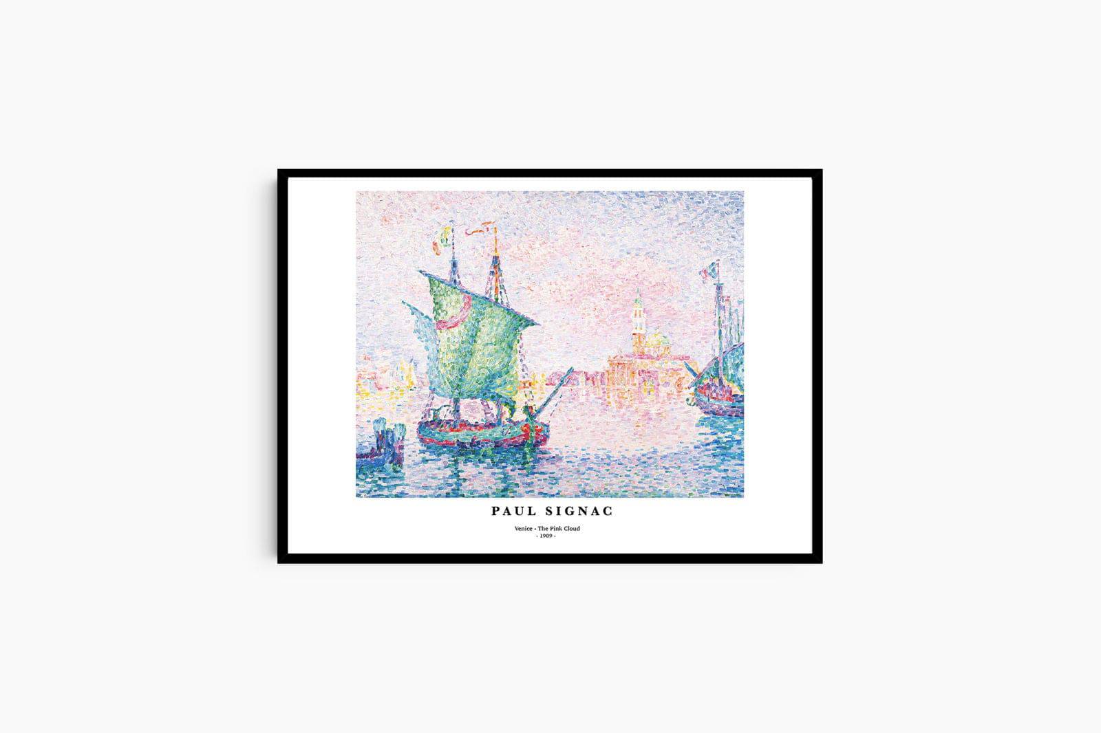 "Paul Signac - Venice - The Pink Cloud Poster"