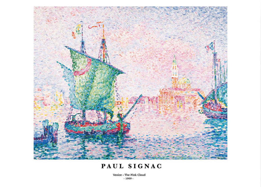 "Paul Signac - Venice - The Pink Cloud Poster"