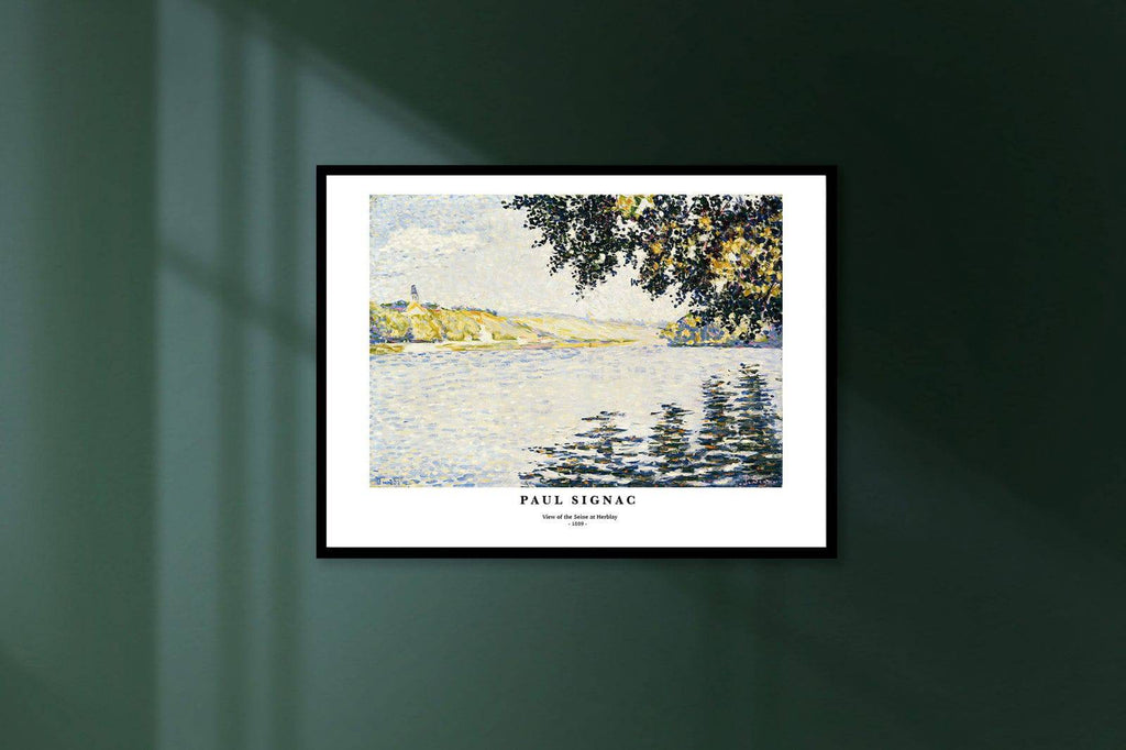"Paul Signac - View of the Seine at Herblay Poster"