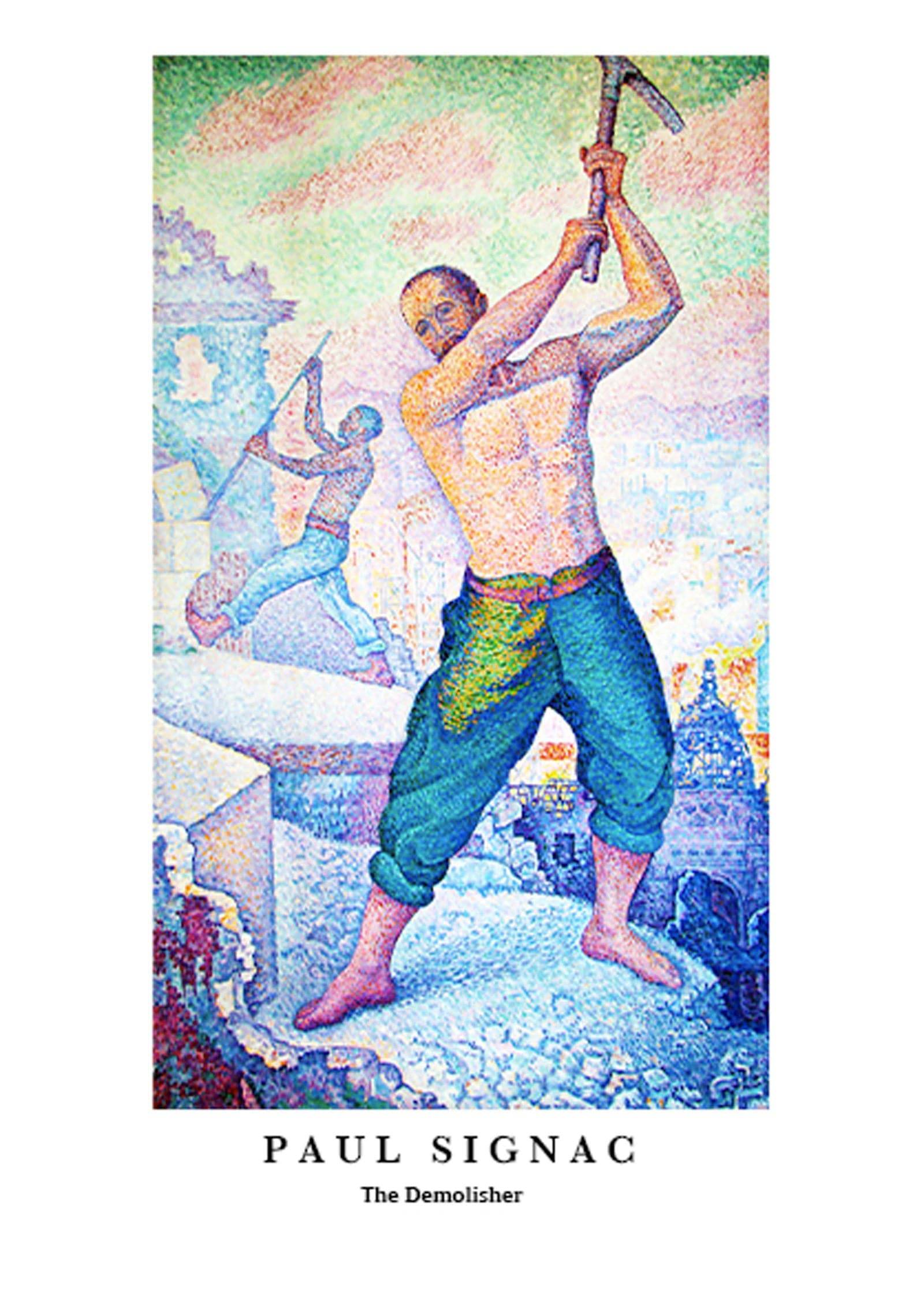 "Paul Signac - The Demolisher Poster"