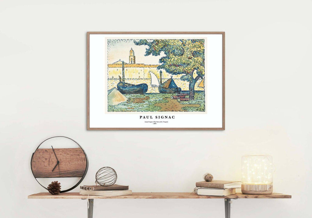 "Paul Signac - Saint-Tropez 'The Port of St. Tropez' Poster"