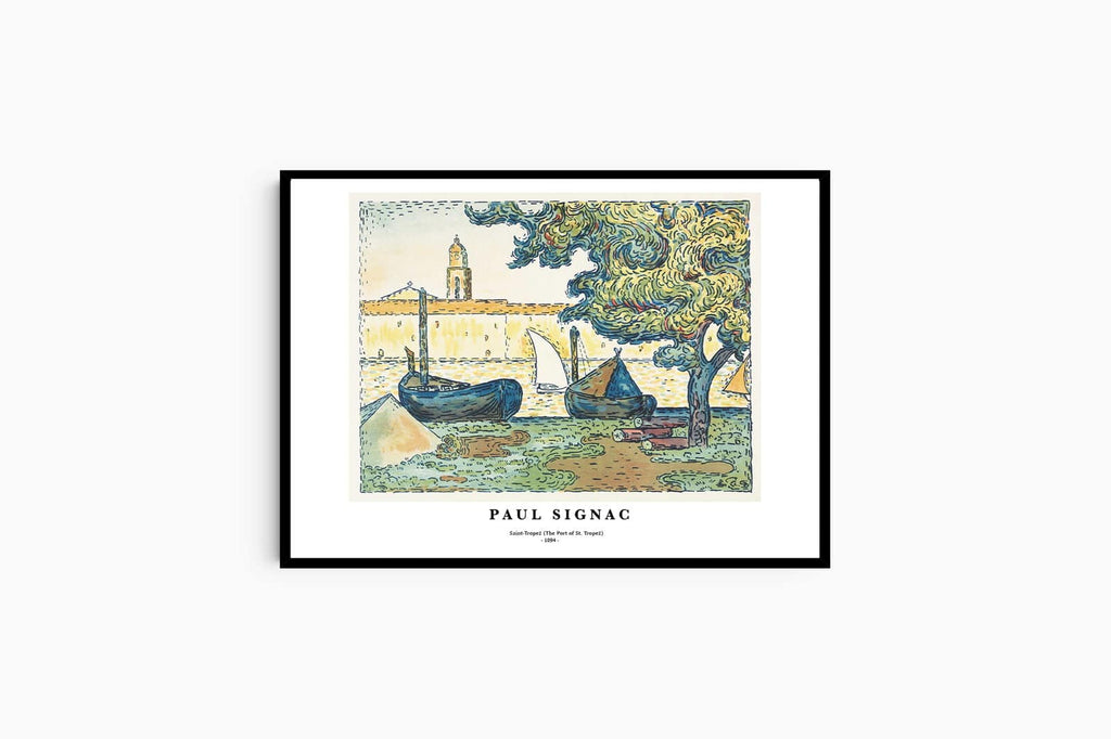 "Paul Signac - Saint-Tropez 'The Port of St. Tropez' Poster"