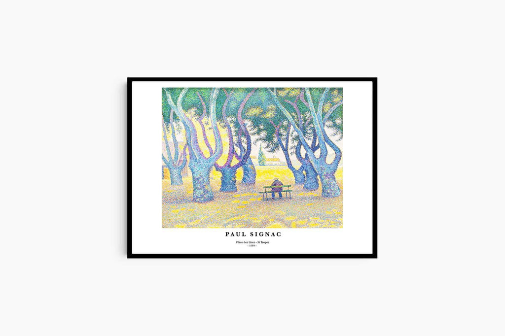 "Paul Signac - Place des Lices - St Tropez Poster"