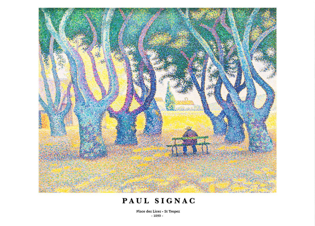 "Paul Signac - Place des Lices - St Tropez Poster"