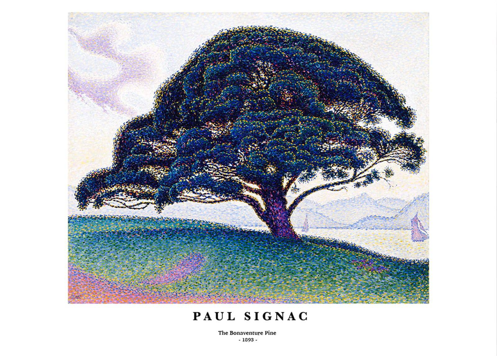 "Paul Signac - The Bonaventure Pine Poster"