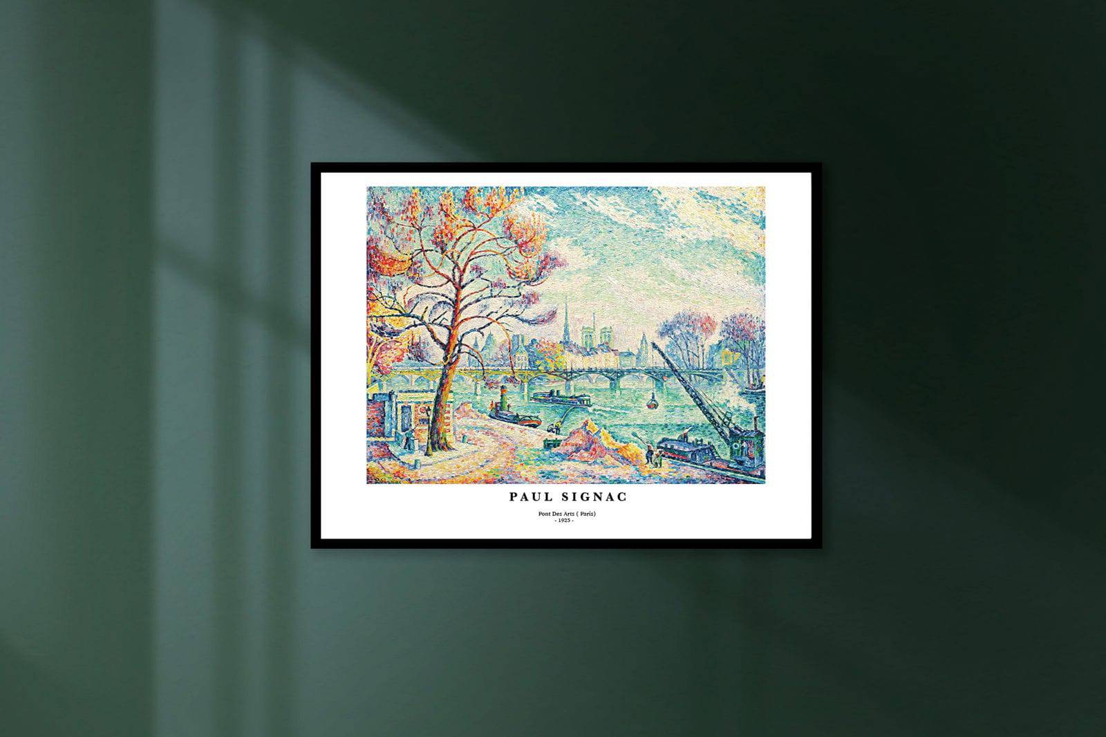 "Paul Signac - Pont des Arts 'Paris' Poster"