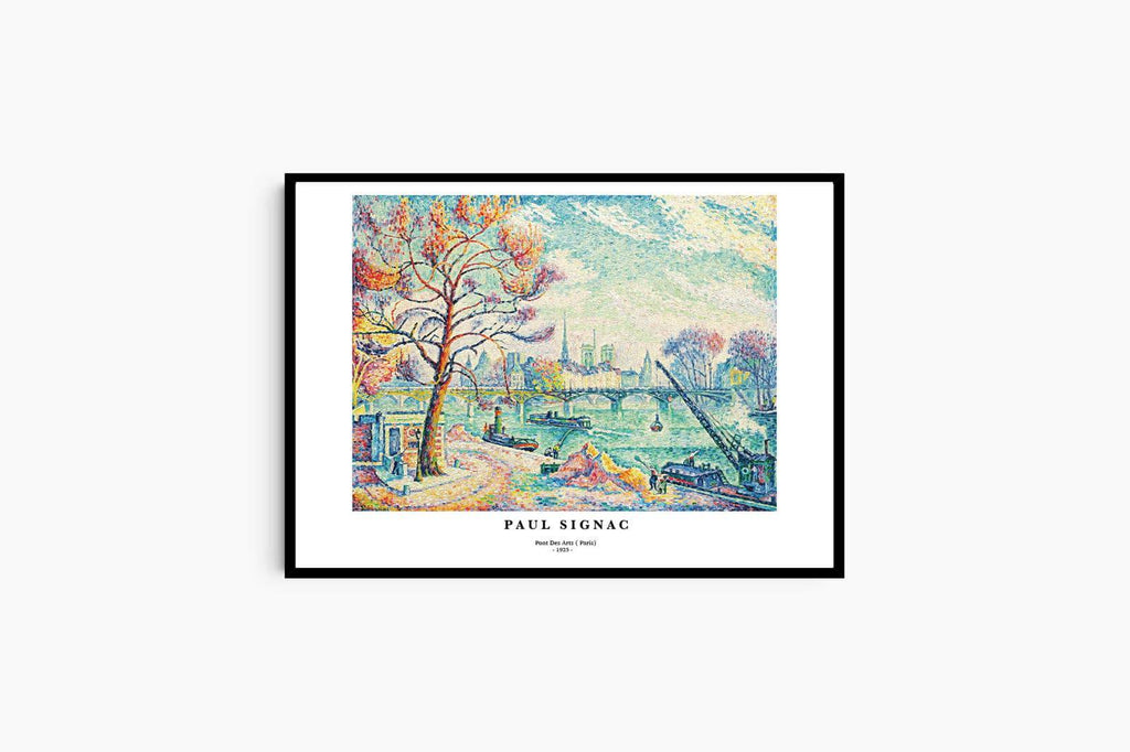 "Paul Signac - Pont des Arts 'Paris' Poster"