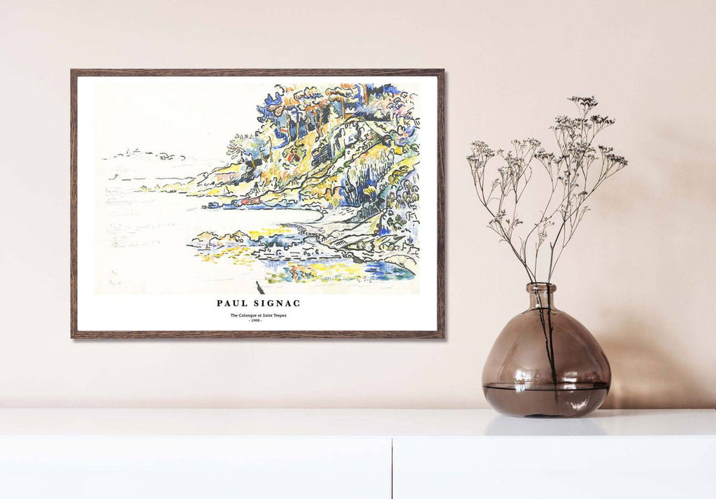 "Paul Signac - The Calanque at Saint Tropez Poster"