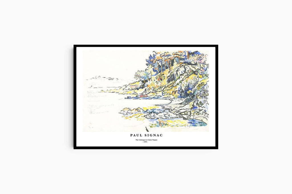 "Paul Signac - The Calanque at Saint Tropez Poster"