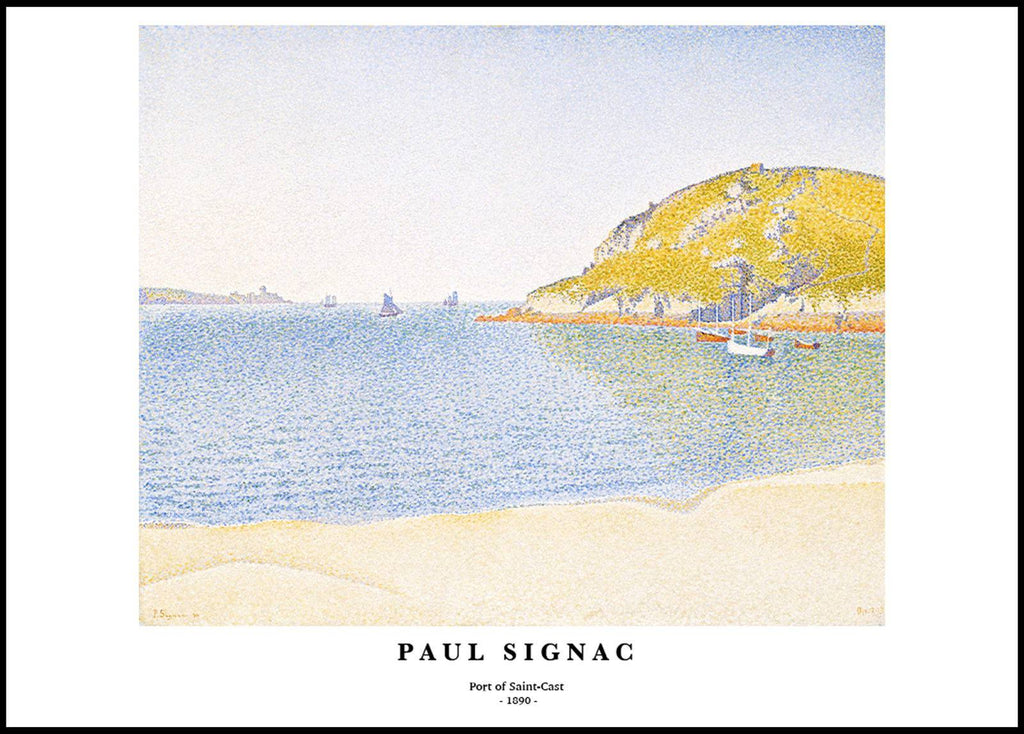 "Paul Signac - Port of Saint-Cast Poster"
