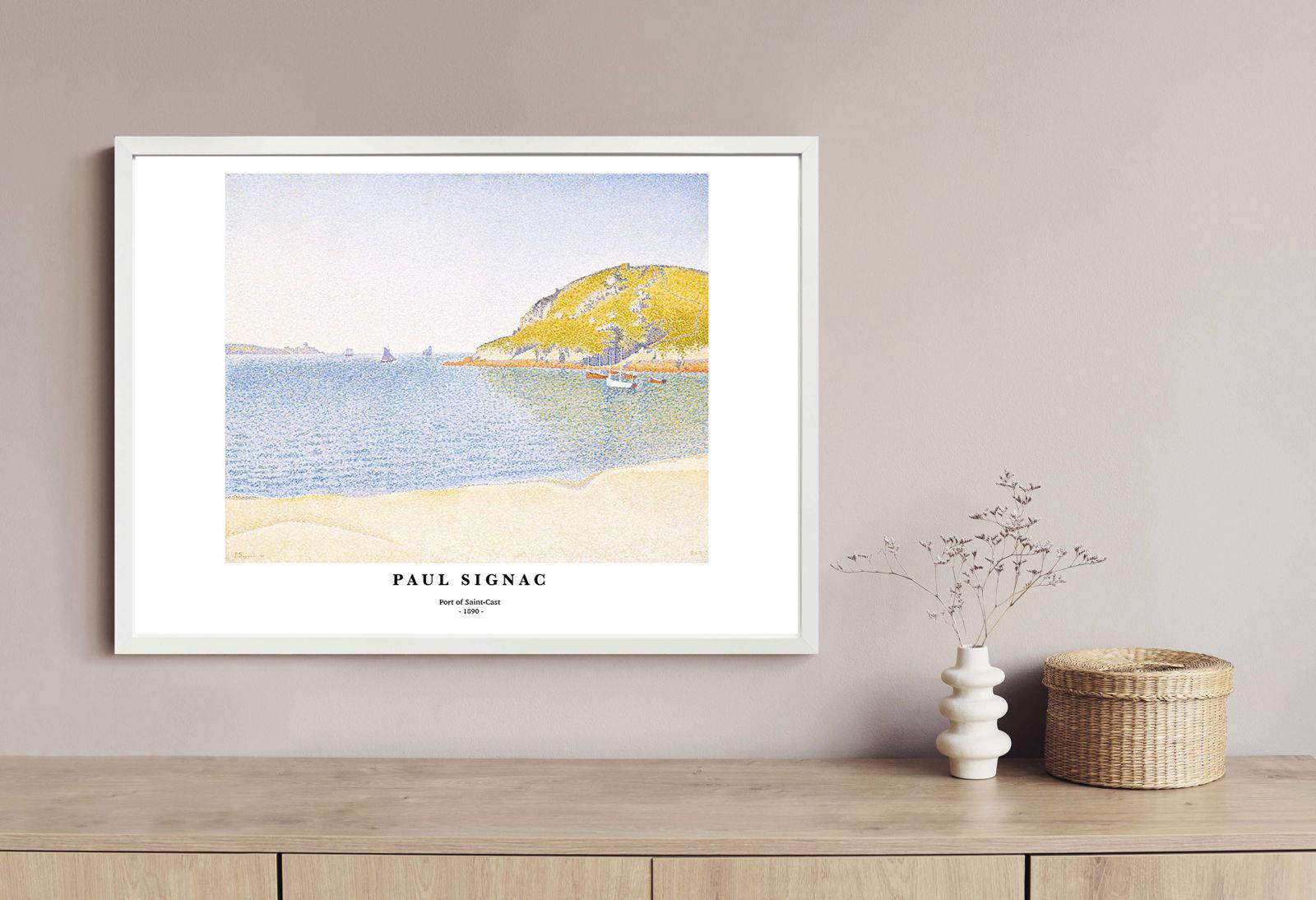 "Paul Signac - Port of Saint-Cast Poster"