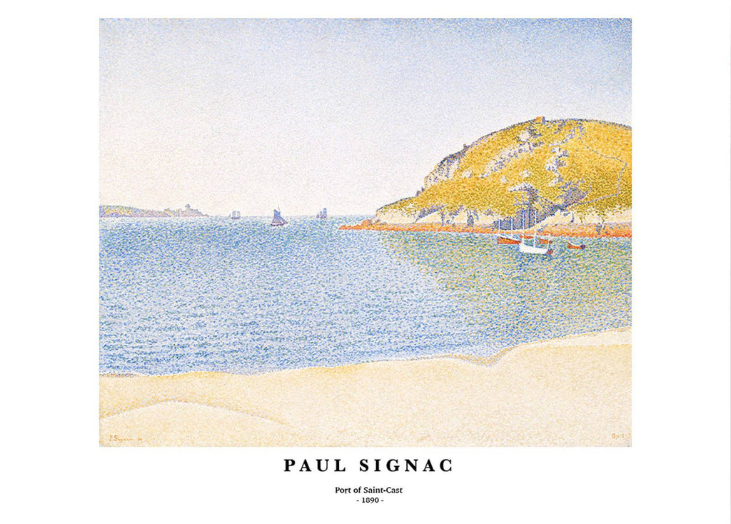 "Paul Signac - Port of Saint-Cast Poster"