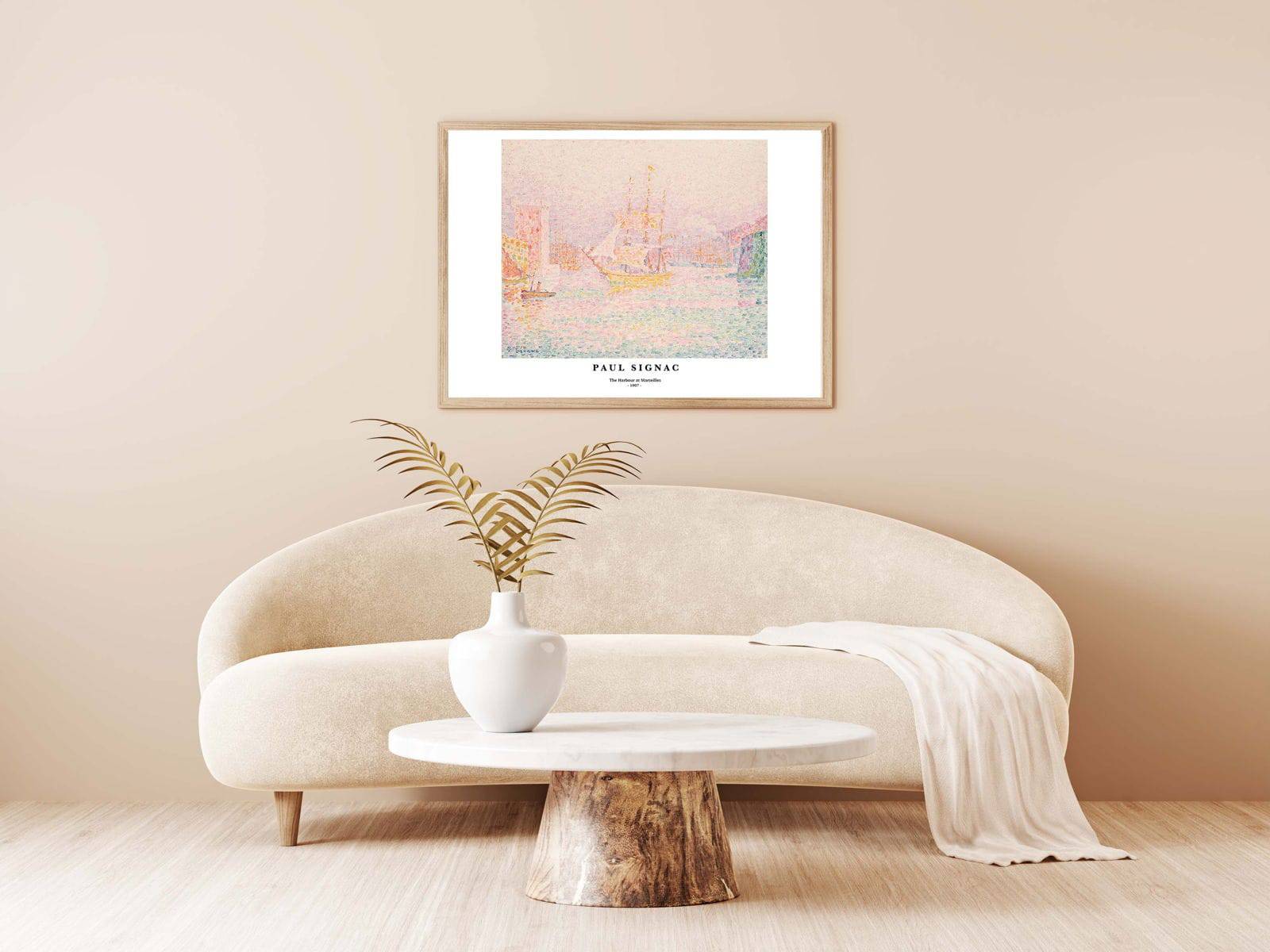 "Paul Signac - The Harbour at Marseilles Poster"