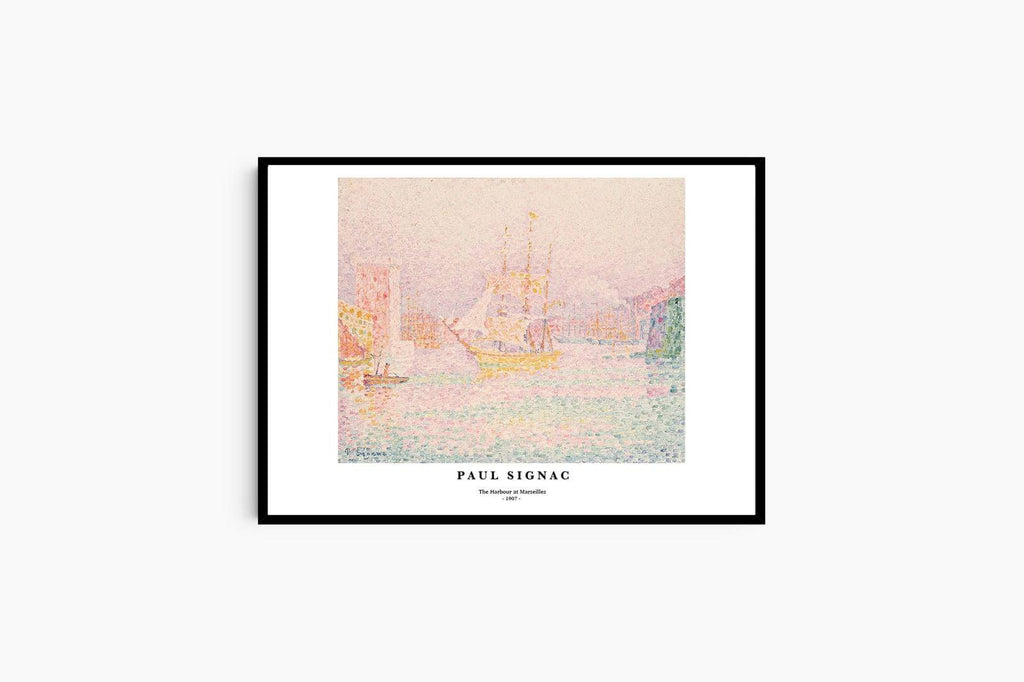 "Paul Signac - The Harbour at Marseilles Poster"