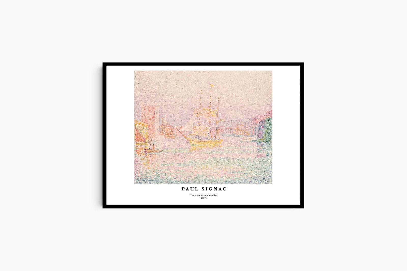"Paul Signac - The Harbour at Marseilles Poster"
