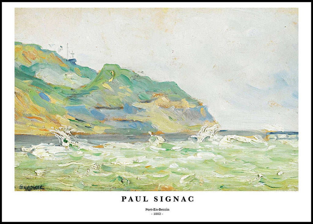 "Paul Signac - Port-En-Bessin Poster"