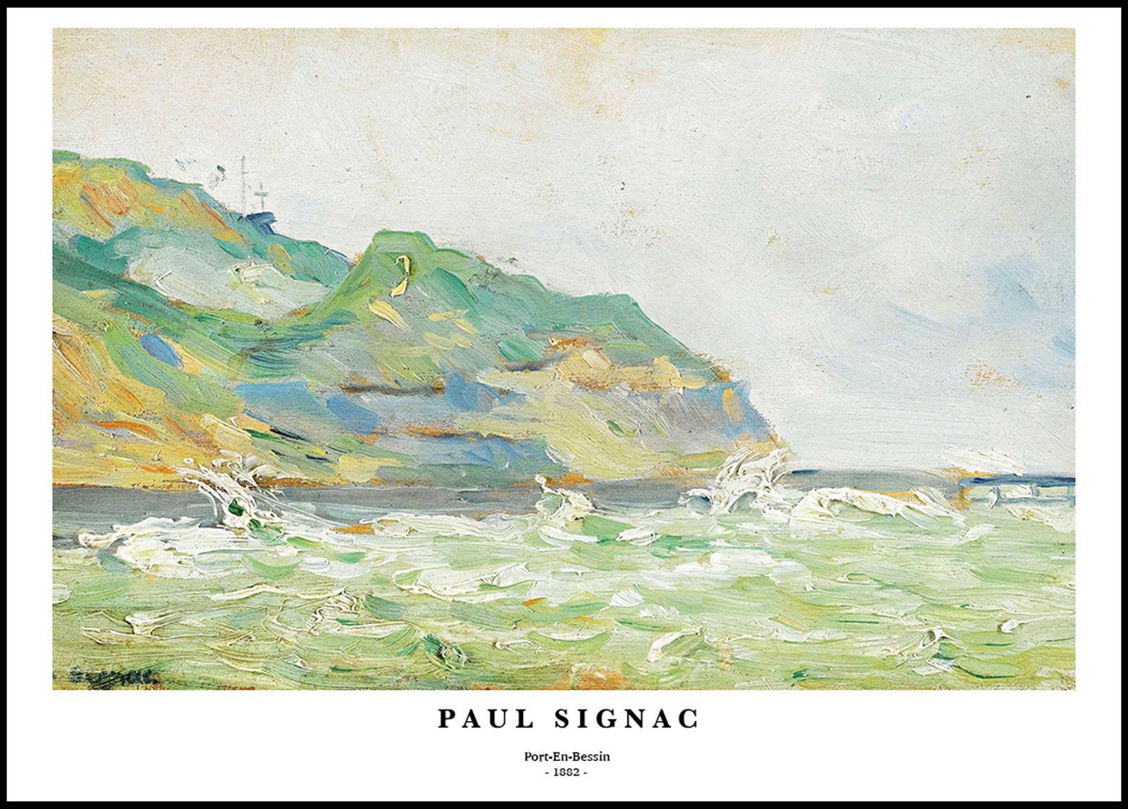 "Paul Signac - Port-En-Bessin Poster"