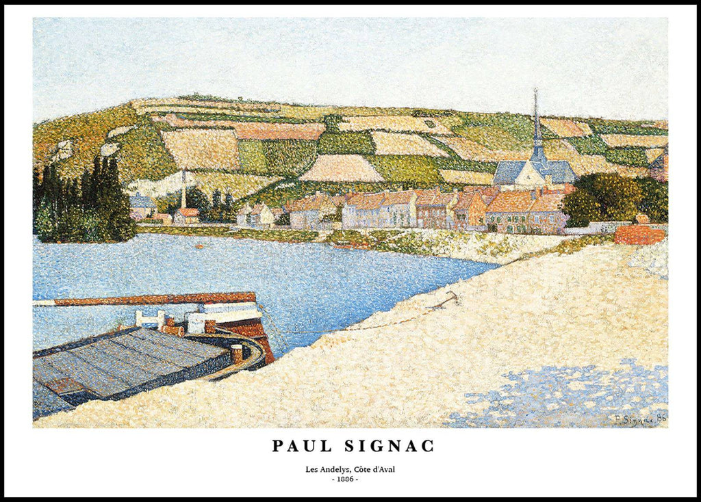 "Paul Signac - Les Andelys, Côte d’Aval Poster"