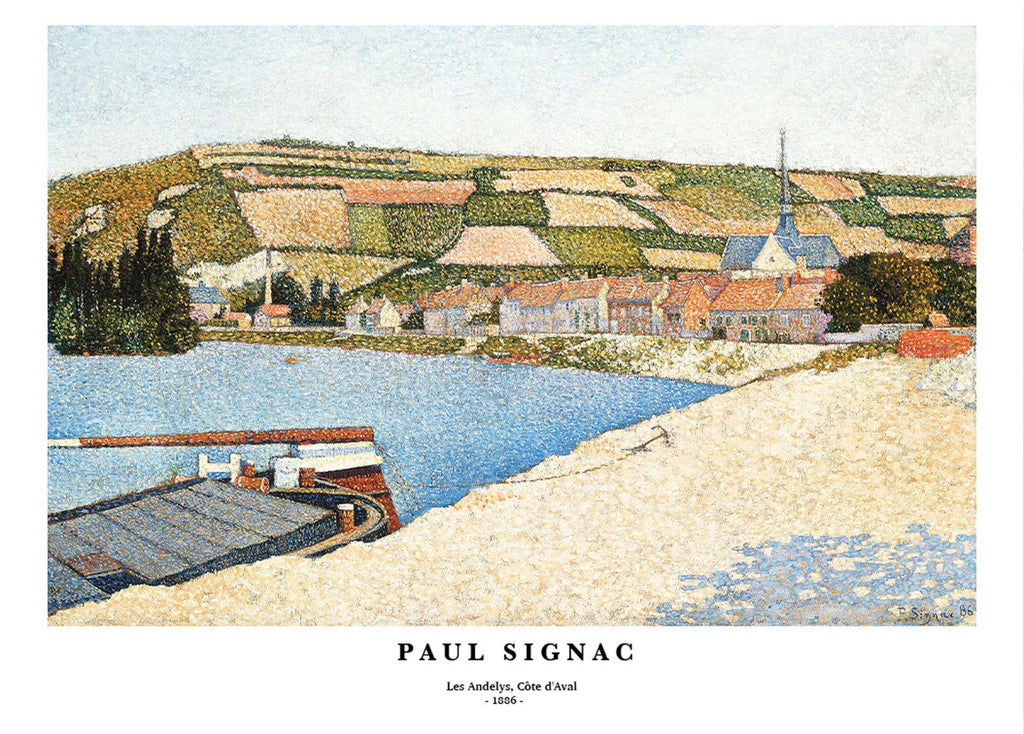 "Paul Signac - Les Andelys, Côte d’Aval Poster"