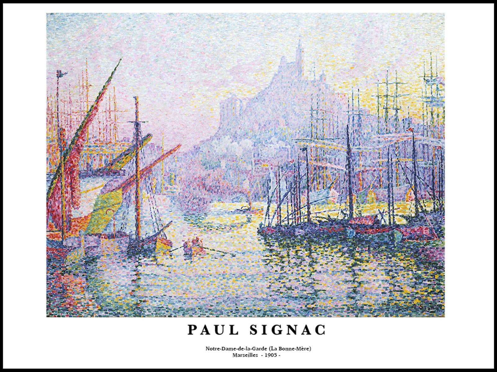 "Paul Signac - Notre Dame de la garde Poster"