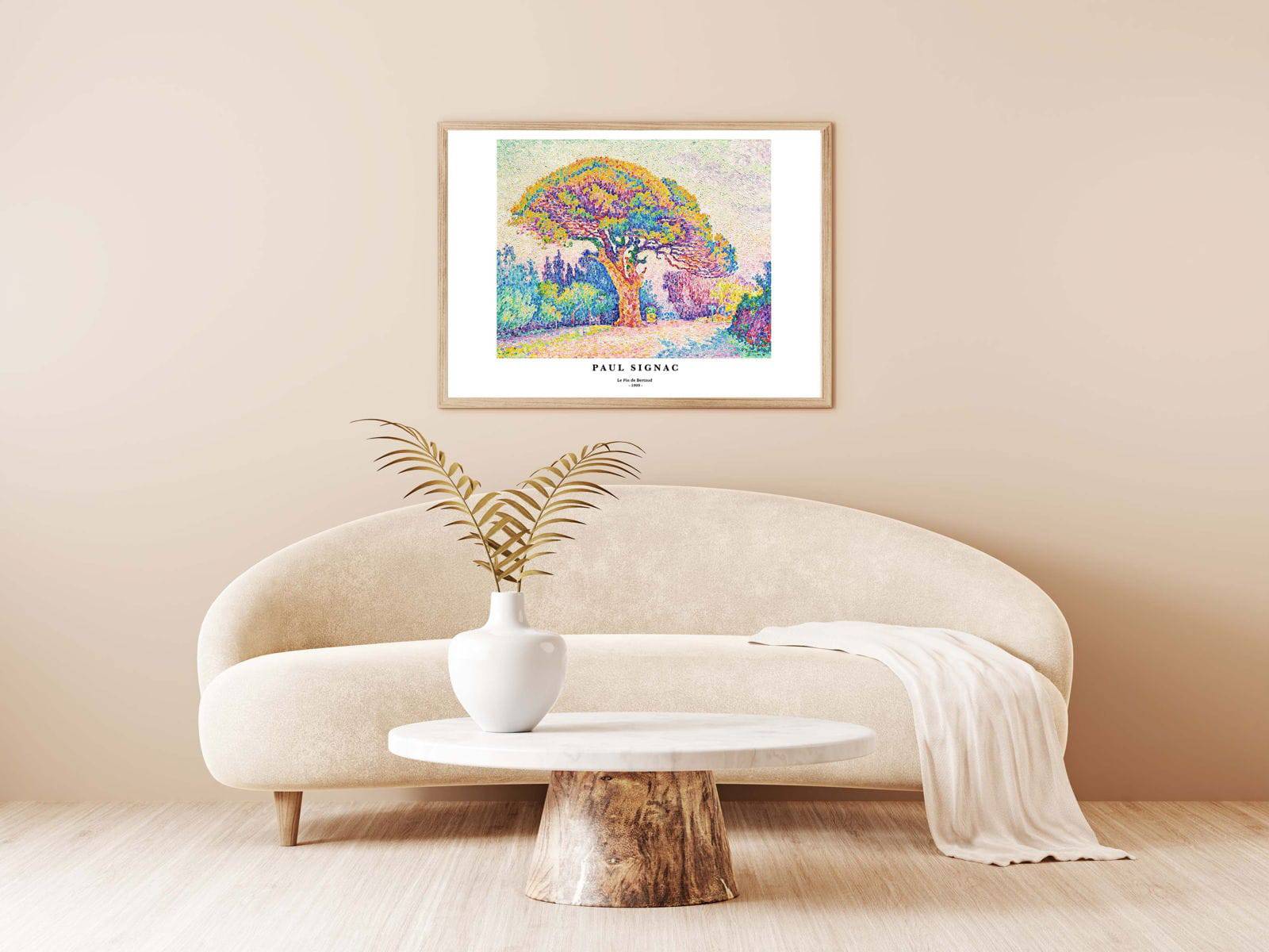 "Paul Signac - Le Pin de Bertaud Poster"