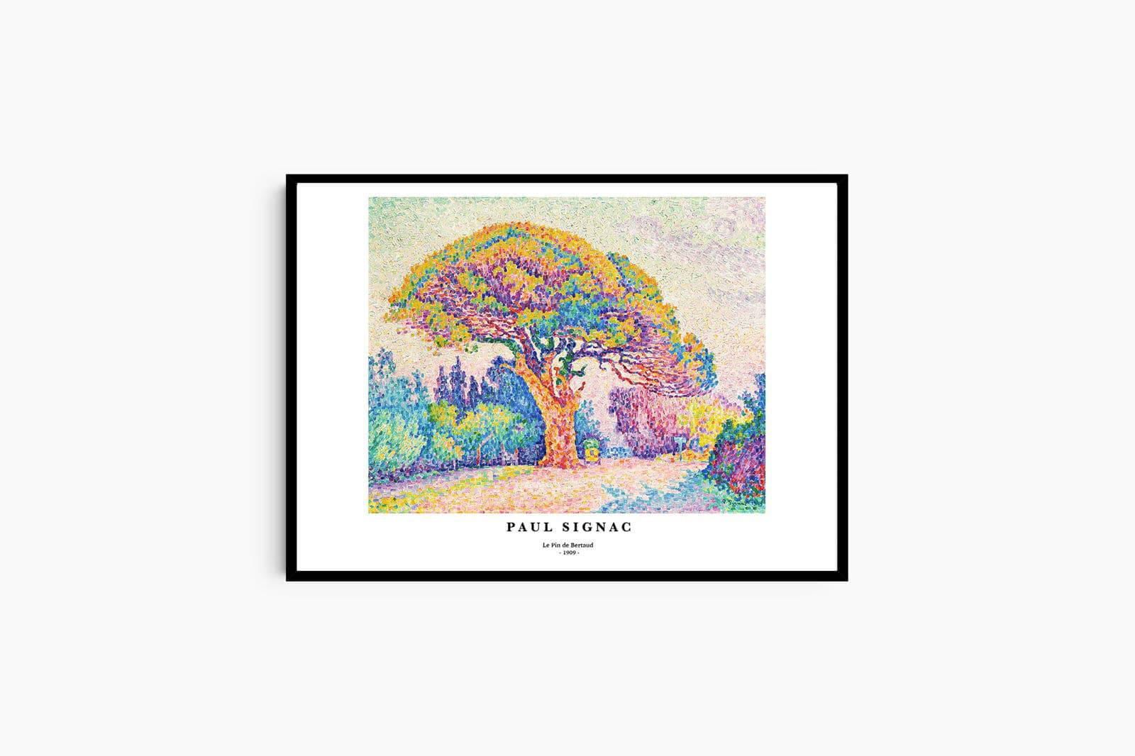 "Paul Signac - Le Pin de Bertaud Poster"