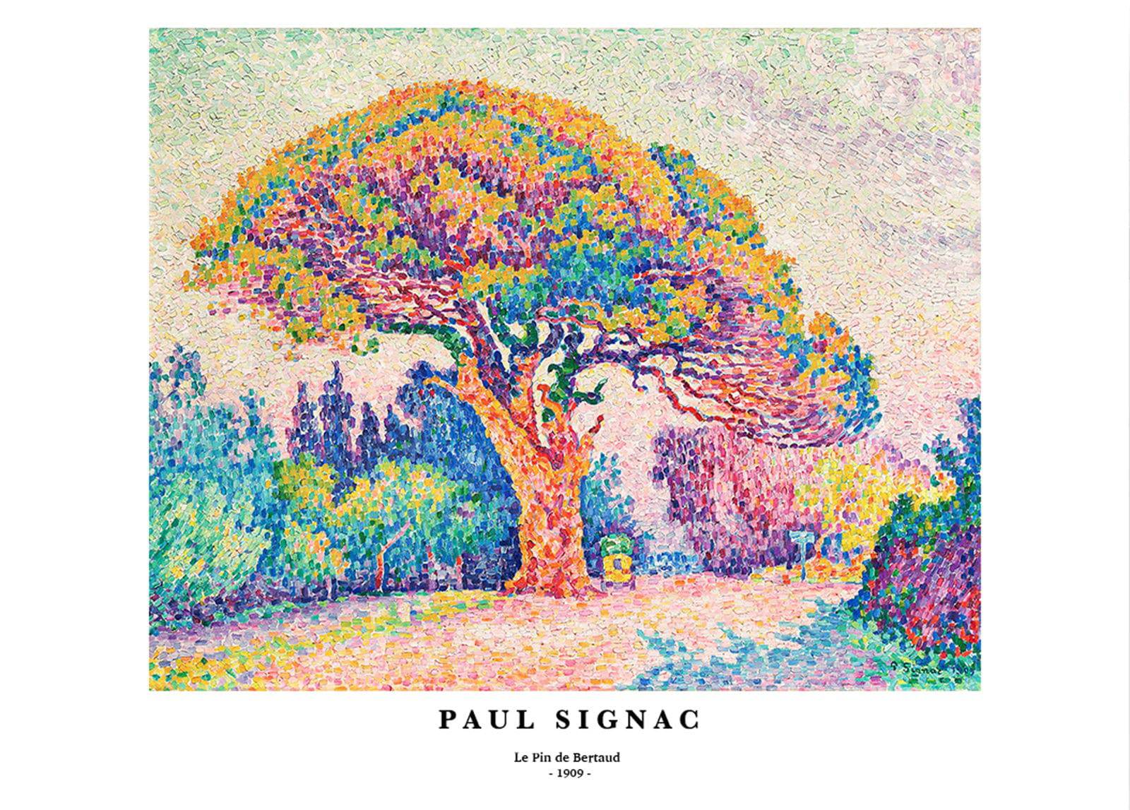 "Paul Signac - Le Pin de Bertaud Poster"