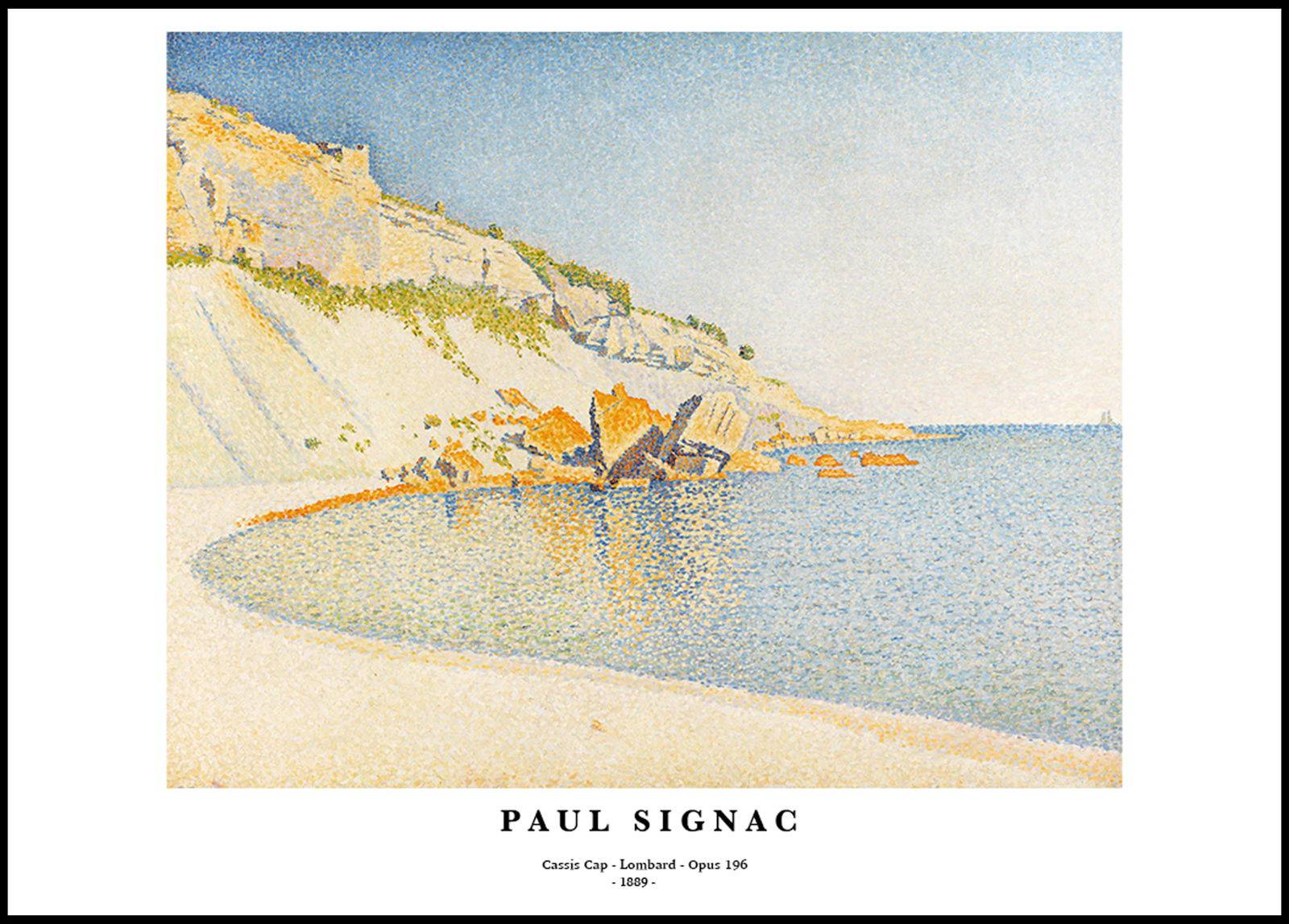 "Paul Signac - Cassis 'Cap Lombard Opus 196' Poster"