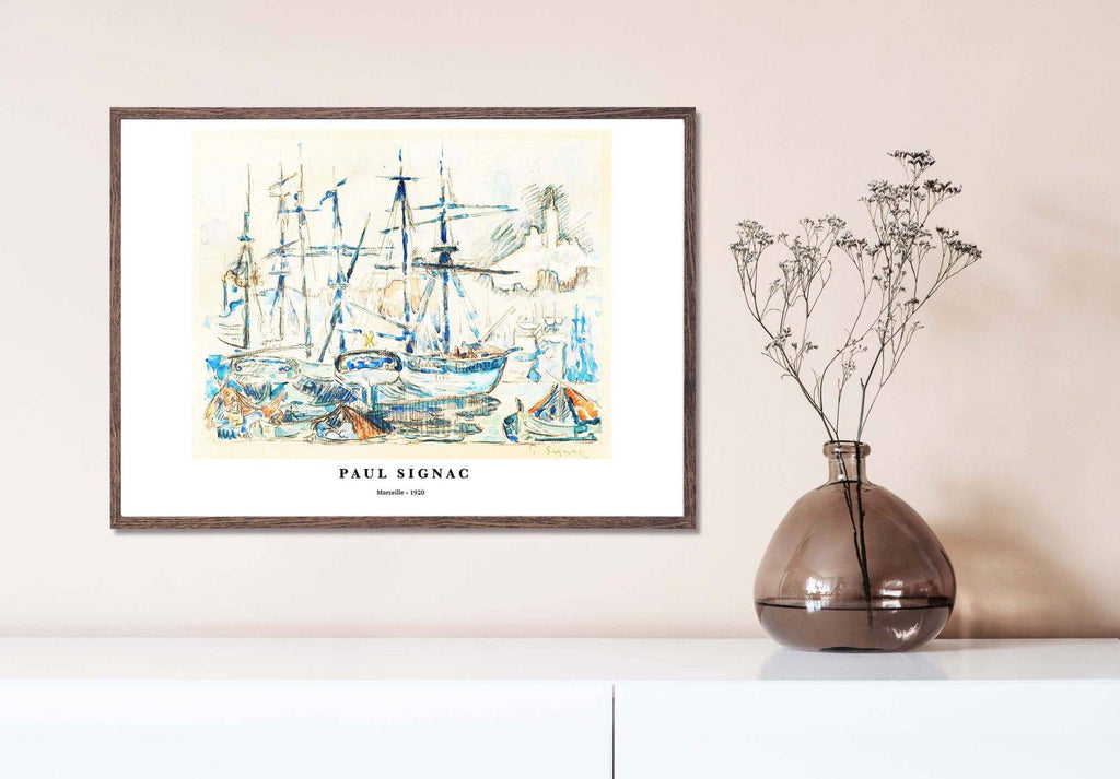 "Paul Signac - Marseille Poster"