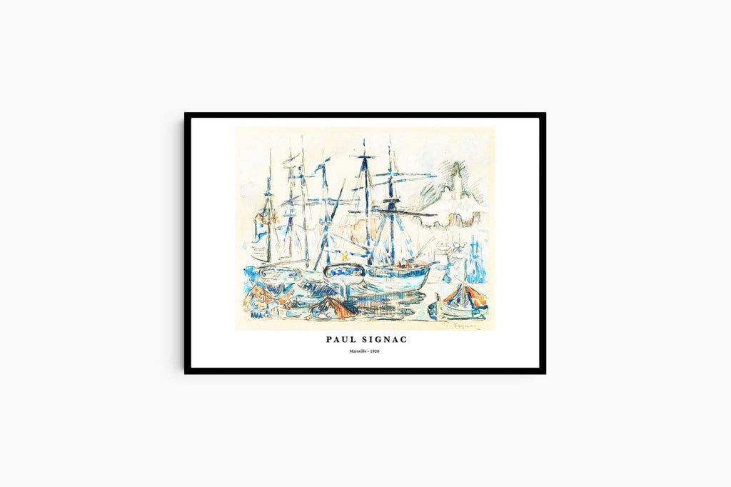 "Paul Signac - Marseille Poster"
