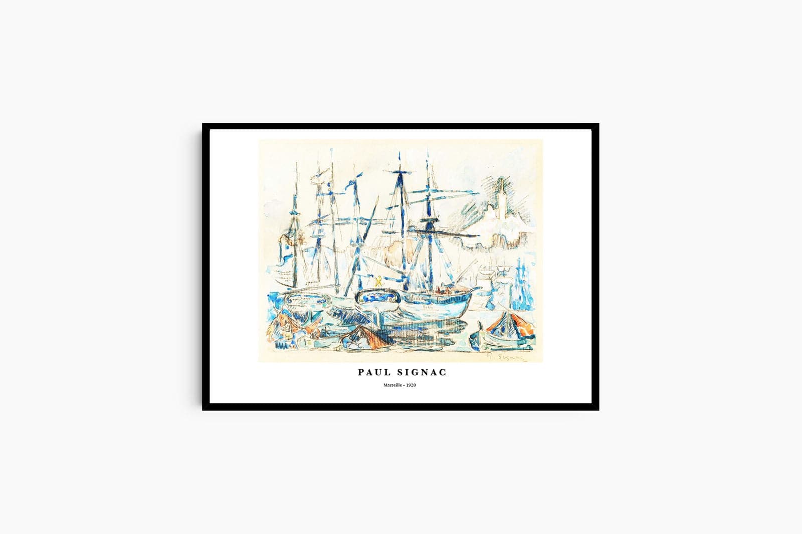 "Paul Signac - Marseille Poster"