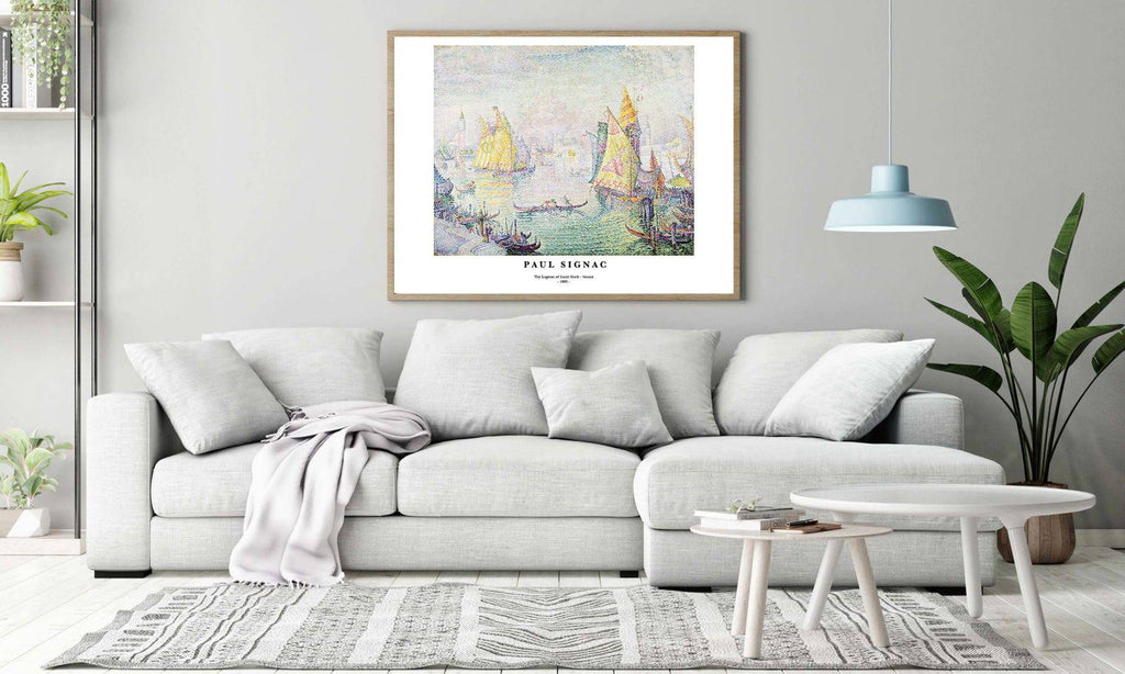 "Paul Signac - The Lagoon of Saint Mark 'Venice' Poster"