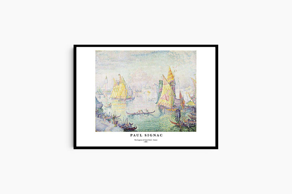 "Paul Signac - The Lagoon of Saint Mark 'Venice' Poster"